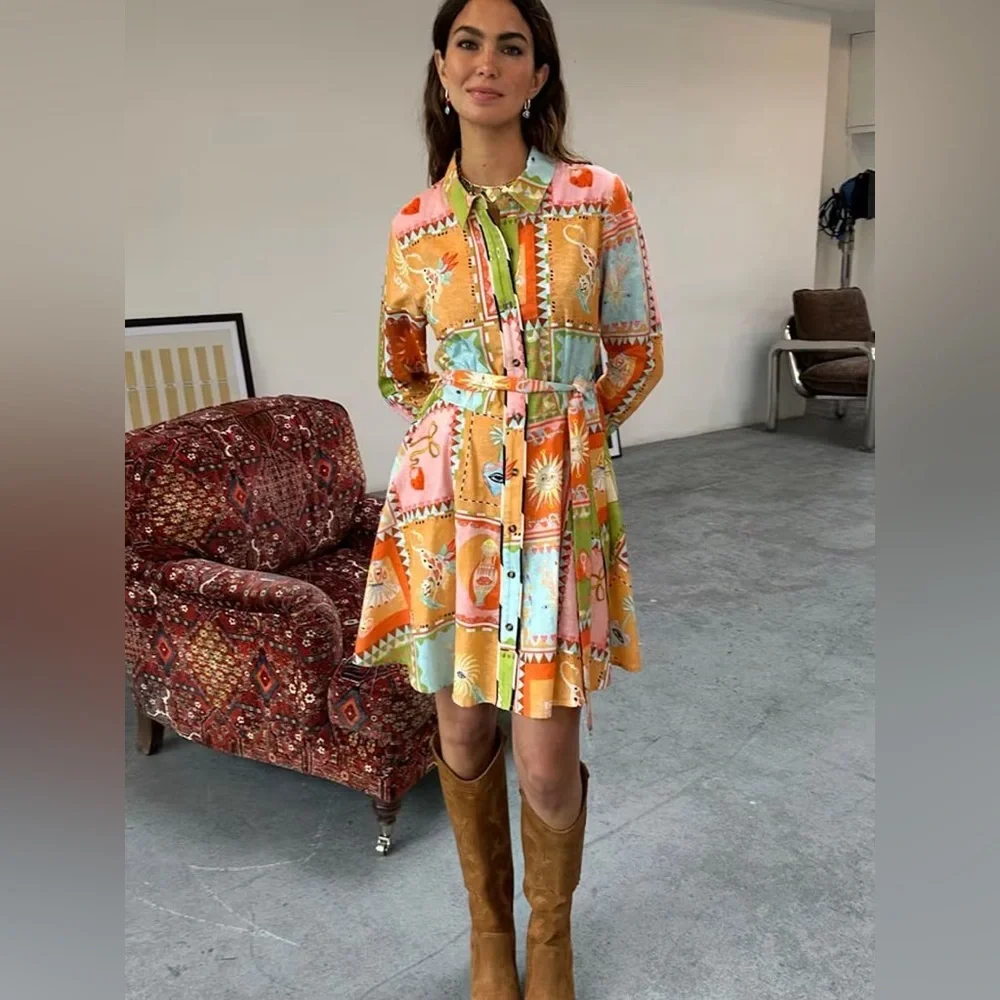 NWT NEVER FULLY DRESSED Lauren Shirt Dress Sz 12 - Picture 5 of 14